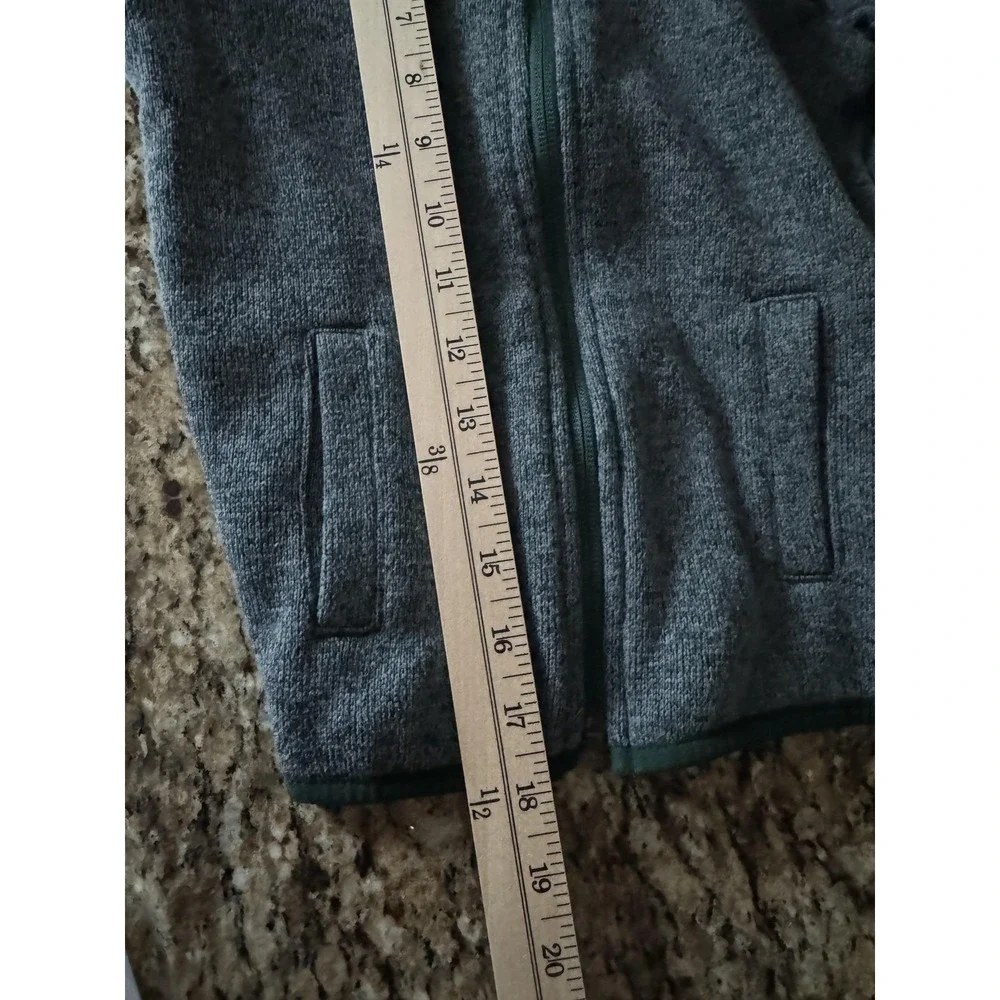 The Children's Place Jacket Toddler Boys 5T Green Gray‎ Fleece Full Zip Coat